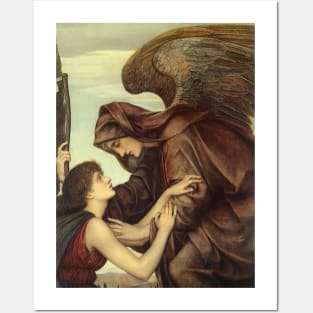 Angel of Death by Evelyn De Morgan Posters and Art